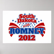 Dakota del Sur con Romney 2012 Impresiones