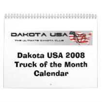 Dakota USA 2008 Truck of the Month Calendar