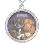 DakotaAndBrownLoveYouButton Personalized Necklace