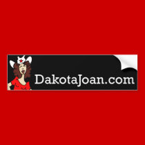 DakotaJoan.com bumper stickers