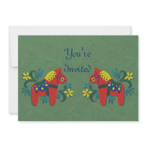 Dala Horse Party Invitation