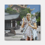 Dalai Gaga Fridge Magnet
