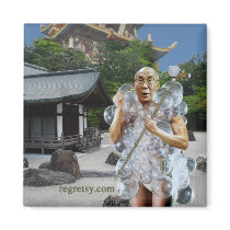 Dalai Gaga Fridge Magnet