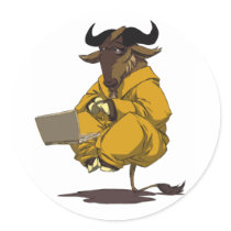 Dalai Gnu Sticker