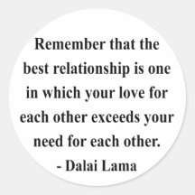 dalai lama quote 11a round sticker