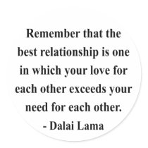dalai lama quote 11a round sticker