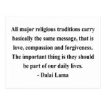 dalai lama quote 12a postcards