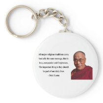 dalai lama quote 12b keychains