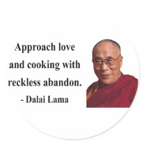 dalai lama quote 3b round sticker