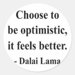 dalai lama quote 4a round stickers