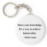 dalai lama quote 5a keychains
