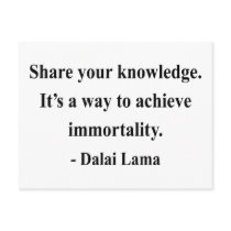 dalai lama quote 5a postcard
