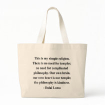 dalai lama quote 6a tote bag