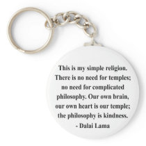 dalai lama quote 6a keychain