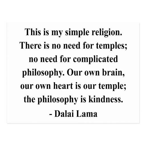 dalai lama quote 6a post cards