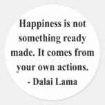 dalai lama quote 9a round sticker