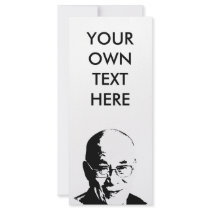 Dalai Lama rack cards by Politicaltshirts Dalai Lama rack cards