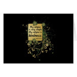 Dalai Lama Religion Quote Greeting Card