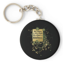 Dalai Lama Religion Quote Keychain