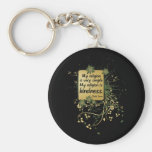 Dalai Lama Religion Quote Keychain