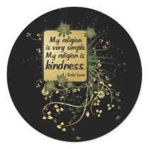 Dalai Lama Religion Quote Stickers