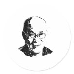 Dalai Lama T-shirt stickers