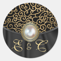 Dalarian Monogram Envelope Sticker