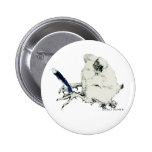 Dale Bluejay Pinback Button