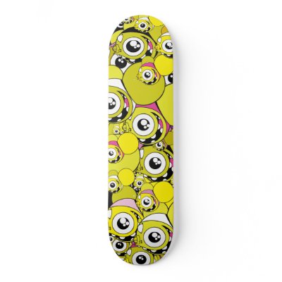 Dalek "Eyes" Custom Skate Board by ap_dalek