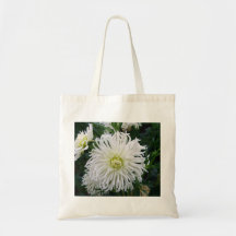 Dalia blanca bolsa de mano
