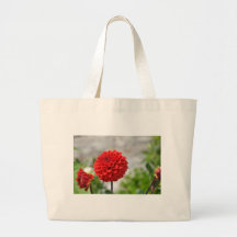 Dalia roja salvaje bolsas de mano