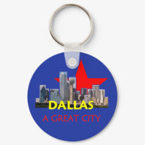 DALLAS A Great City Keychain by samappleby DALLAS A Great City Keychain