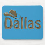 dallas - changeable background color mouse mat