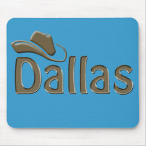 dallas - changeable background color mousepads