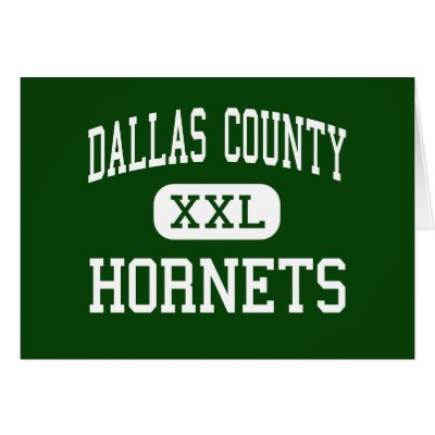 Dallas County - Hornets - High - Plantersville Card by customteamsportswear