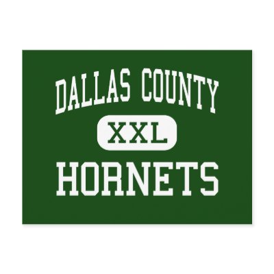 Dallas County - Hornets - High - Plantersville Postcard by customteamsportswear