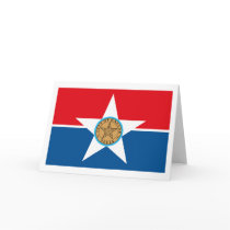Dallas Flags Greeting Card