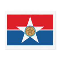 Dallas Flags Postcard