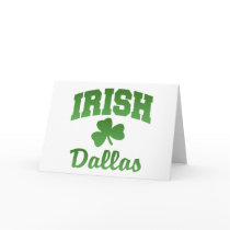 Dallas Irish Greeting Card by irish_shirts Dallas Irish Greeting Card