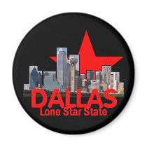 DALLAS Magnet by samappleby DALLAS Magnet