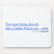 Dallas Police Car Mousepad