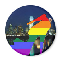 Dallas Pride magnets by markthaler Dallas Pride magnets