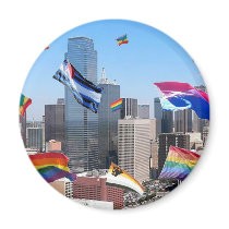 Dallas Pride magnets by markthaler Dallas Pride magnets