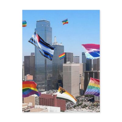 Dallas Pride Postcard by markthaler