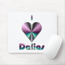Dallas -- Purple & Turquoise mousepads