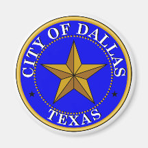 Dallas Seal Refrigerator Magnets