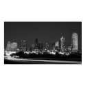 dallas skyline at night posters
