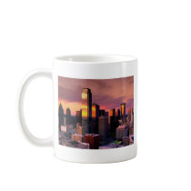 Dallas Skyline at Sunset Mug