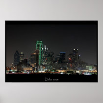 Dallas Skyline Print
