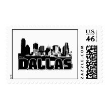 Dallas Skyline Stamps